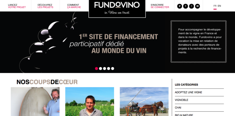 Le crowdfunding appliqué au vin