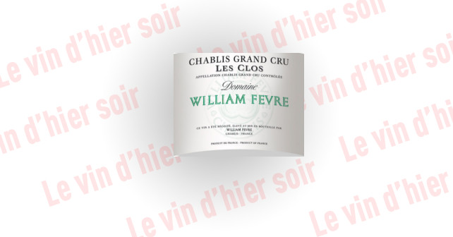 Domaine William Fèvre Grand Cru Les Clos 2002, minéral