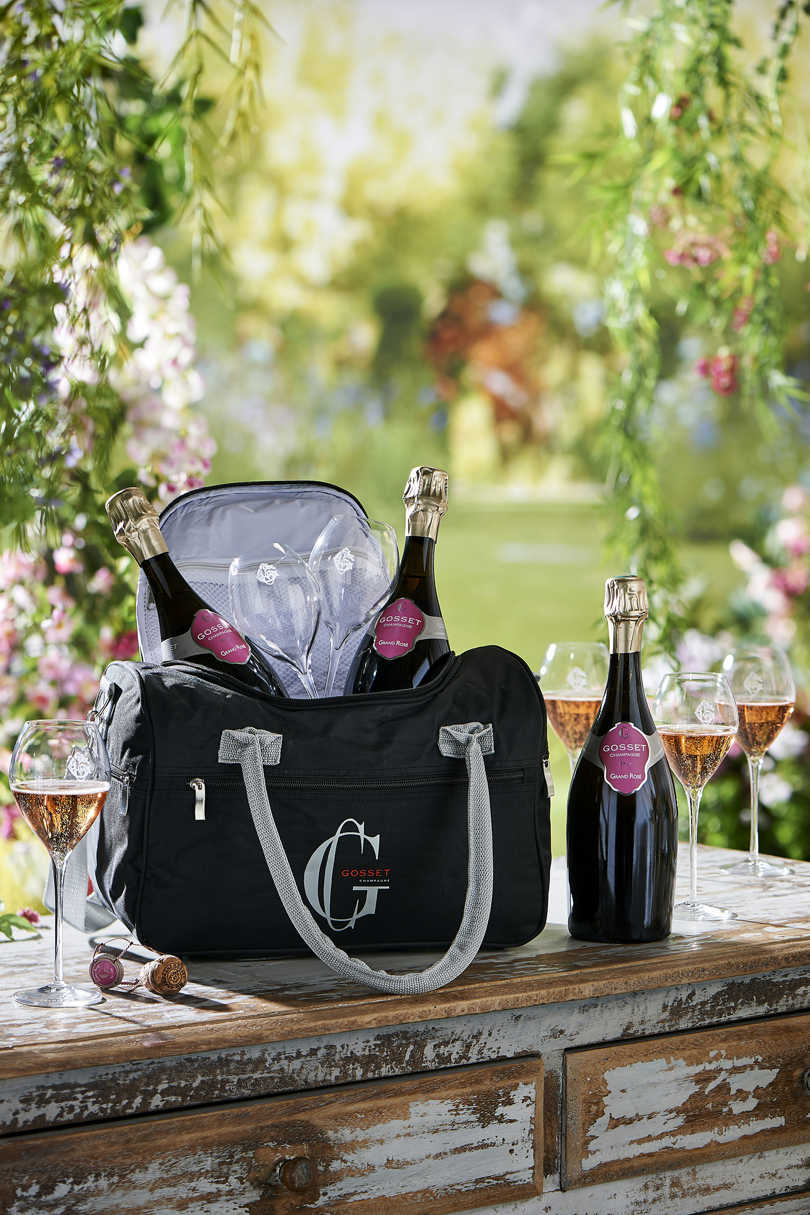 Sac Isotherme Champagne Bollinger Avec Sangle - Neuf - Fabriqué En France