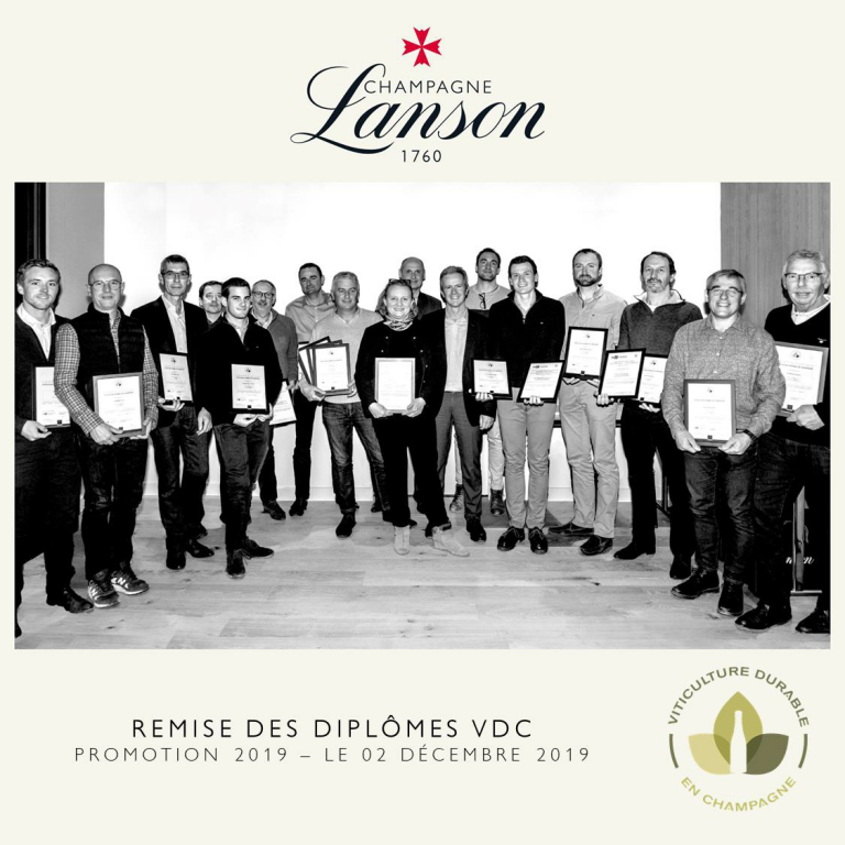 En Champagne, la viticulture durable est accompagnée et honorée par la maison Lanson