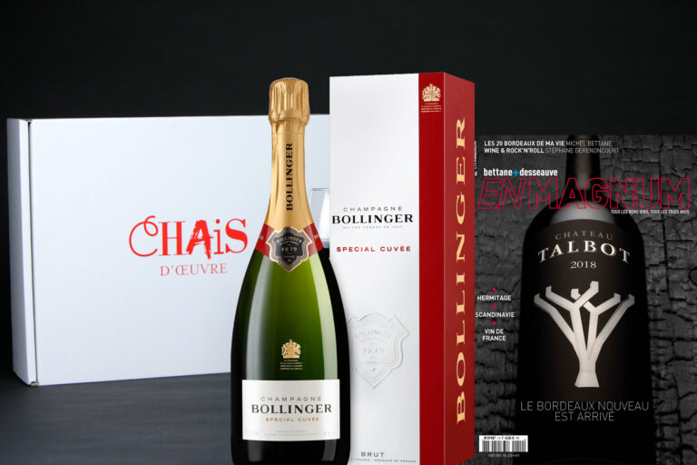 En Magnum + Chais d’œuvre + 1 magnum Bollinger