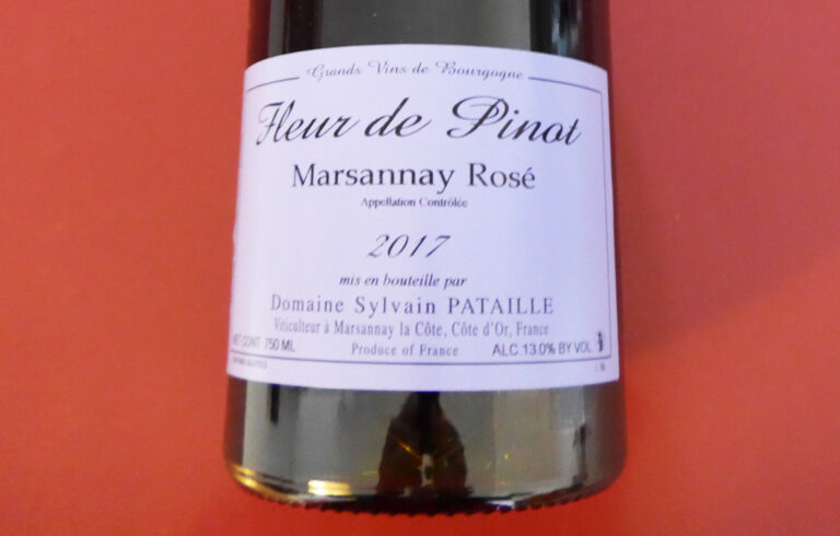 Le rosé de marsannay, un vin brillant
