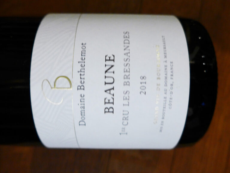 Domaine Brigitte Berthelemot, un beaune comme on les aime