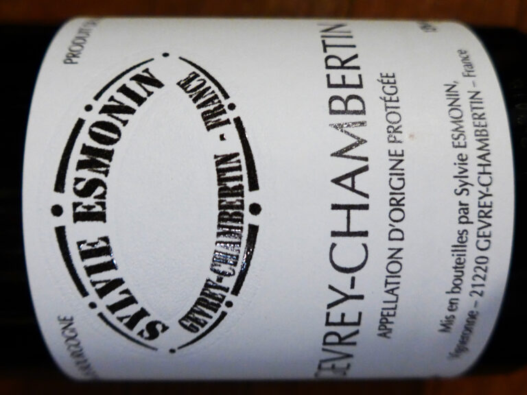 Domaine Sylvie Esmonin, qui fait mieux en AOP Gevrey-Chambertin ?