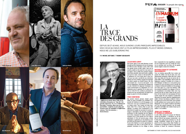 La trace des grands