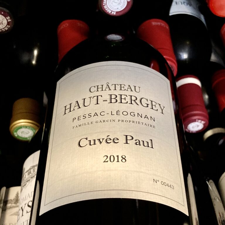 Château Haut-Bergey, cuvée Paul, pessac-léognan 2018