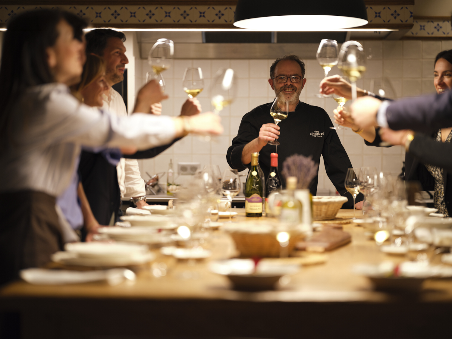 David Rocamora, le chef de la table de l'Oratoire des Papes.